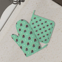 Load image into Gallery viewer, Happy Happy Black Frenchie Oven Gloves-Kitchen Decor-15