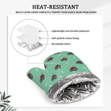 Load image into Gallery viewer, Happy Happy Black Frenchie Oven Gloves-Kitchen Decor-16