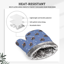 Load image into Gallery viewer, Happy Happy Black Frenchie Oven Gloves-Kitchen Decor-4