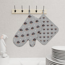 Load image into Gallery viewer, Happy Happy Black Frenchie Oven Gloves-Kitchen Decor-6