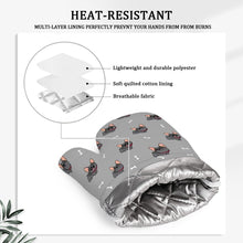Load image into Gallery viewer, Happy Happy Black Frenchie Oven Gloves-Kitchen Decor-8