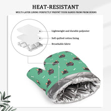 Load image into Gallery viewer, Happy Happy Black Frenchie Oven Mitts and Pot Holder Set-Kitchen Decor-Accessories,Dog Mom Gifts,French Bulldog-7