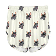 Load image into Gallery viewer, Happy Happy Black Frenchie Women's Cami and Shorts Pajama Set-12