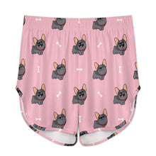 Load image into Gallery viewer, Happy Happy Black Frenchie Women's Cami and Shorts Pajama Set-16