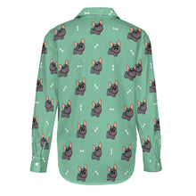 Load image into Gallery viewer, Happy Happy Black Frenchie Women's Shirt-14