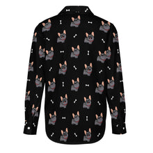 Load image into Gallery viewer, Happy Happy Black Frenchie Women's Shirt-22