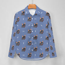 Load image into Gallery viewer, Happy Happy Black Frenchie Women's Shirt-8