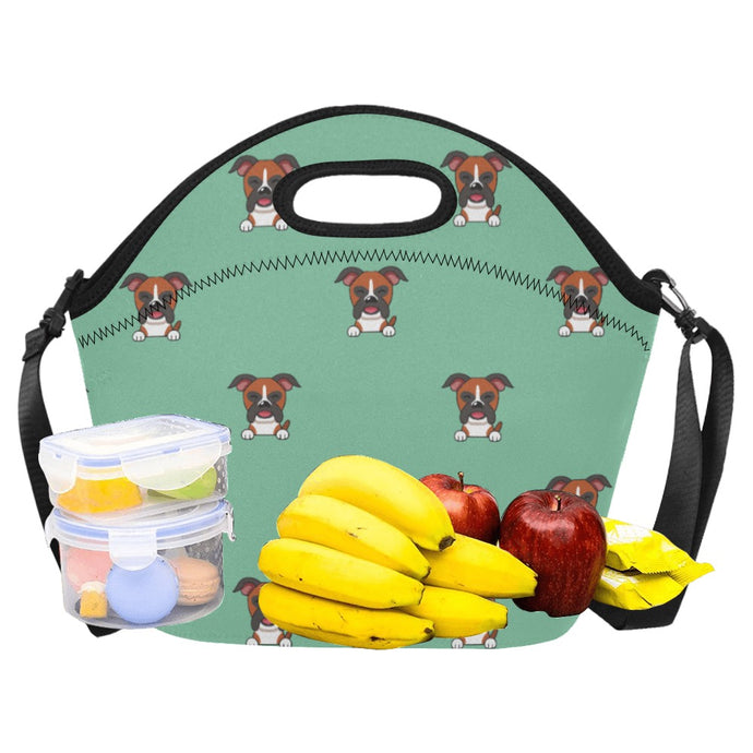Happy Happy Boxer Love Neoprene Lunch Bag-18
