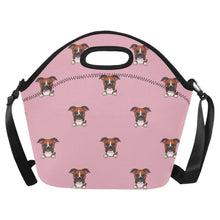 Load image into Gallery viewer, Happy Happy Boxer Love Neoprene Lunch Bag-Pink-ONESIZE-6