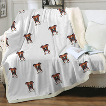 Load image into Gallery viewer, Happy Happy Boxer Love Soft Warm Fleece Blankets - 4 Colors-Blanket-Blankets, Boxer, Home Decor-12
