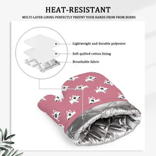 Load image into Gallery viewer, Happy Happy Bull Terrier Love Oven Mitts and Pot Holder Set-Kitchen Decor-Accessories,Bull Terrier,Dog Mom Gifts-11