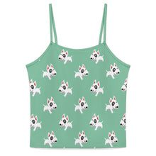 Load image into Gallery viewer, Happy Happy Bull Terrier Women&#39;s Cami and Shorts Pajama Set-13