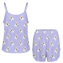 Load image into Gallery viewer, Happy Happy Bull Terrier Women&#39;s Cami and Shorts Pajama Set-6