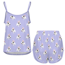 Load image into Gallery viewer, Happy Happy Bull Terrier Women&#39;s Cami and Shorts Pajama Set-7