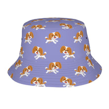 Load image into Gallery viewer, Happy Happy Cavalier King Charles Spaniel Bucket Hat-Hats &amp; Caps-Lavender Purple-One Size-9
