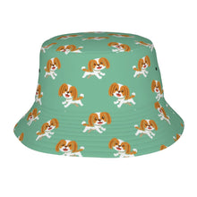 Load image into Gallery viewer, Happy Happy Cavalier King Charles Spaniel Bucket Hat-Hats &amp; Caps-Mint Green-One Size-25