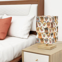 Load image into Gallery viewer, Happy Happy Chihuahuas Love Desktop Table Lamp-Desk Lamps-Chihuahua,Christmas,Dog Dad Gifts,Dog Mom Gifts,Home Decor,Lamp-4