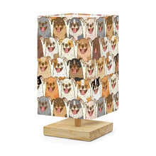 Load image into Gallery viewer, Happy Happy Chihuahuas Love Desktop Table Lamp-Desk Lamps-Chihuahua,Christmas,Dog Dad Gifts,Dog Mom Gifts,Home Decor,Lamp-US Plug-2
