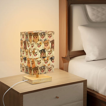 Happy Happy Chihuahuas Love Desktop Table Lamp 360x