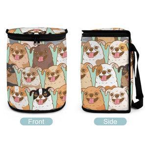 Happy Happy Chihuahuas Love Multipurpose Car Storage Bag - 4 Colors-Car Accessories-Bags, Car Accessories, Chihuahua-3