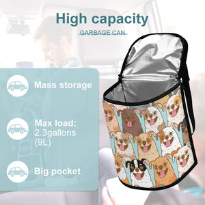 Happy Happy Chihuahuas Love Multipurpose Car Storage Bag - 4 Colors-Car Accessories-Bags, Car Accessories, Chihuahua-7