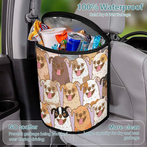 Happy Happy Chihuahuas Love Multipurpose Car Storage Bag - 4 Colors-Car Accessories-Bags, Car Accessories, Chihuahua-12