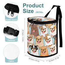 Load image into Gallery viewer, Happy Happy Chihuahuas Love Multipurpose Car Storage Bag - 4 Colors-Car Accessories-Bags, Car Accessories, Chihuahua-9