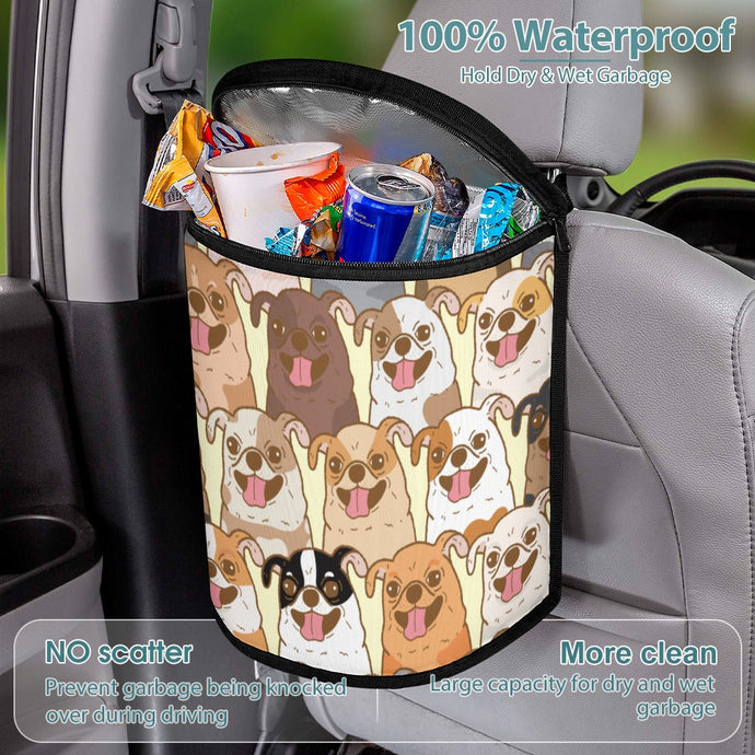 Happy Happy Chihuahuas Love Multipurpose Car Storage Bag - 4 Colors-Car Accessories-Bags, Car Accessories, Chihuahua-18