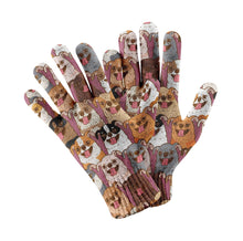 Load image into Gallery viewer, Happy Happy Chihuahuas Love Touch Screen Gloves-Accessories-Accessories, Chihuahua, Dog Dad Gifts, Dog Mom Gifts, Gloves-Rose gold-4