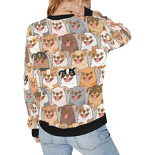 Load image into Gallery viewer, Happy Happy Chihuahuas Women&#39;s Sweatshirt-Apparel-Apparel, Chihuahua, Sweatshirt-13