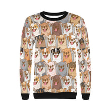 Load image into Gallery viewer, Happy Happy Chihuahuas Women&#39;s Sweatshirt-Apparel-Apparel, Chihuahua, Sweatshirt-14