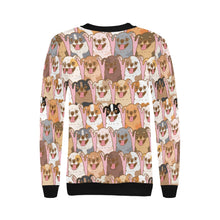 Load image into Gallery viewer, Happy Happy Chihuahuas Women&#39;s Sweatshirt-Apparel-Apparel, Chihuahua, Sweatshirt-7
