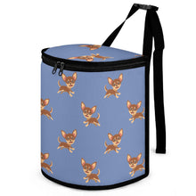 Load image into Gallery viewer, Happy Happy Chocolate Chihuahuas Multipurpose Car Storage Bag - 4 Colors-Car Accessories-Bags, Car Accessories, Chihuahua-Cornflower Blue-9