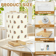 Load image into Gallery viewer, Happy Happy English Bulldog Love Desktop Table Lamp-Desk Lamps-3