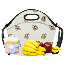 Load image into Gallery viewer, Happy Happy English Bulldog Love Neoprene Lunch Bag-Accessories-Accessories,Bags,Dog Dad Gifts,Dog Mom Gifts,English Bulldog,Lunch Bags-3