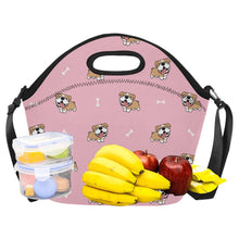 Load image into Gallery viewer, Happy Happy English Bulldog Love Neoprene Lunch Bag-Accessories-Accessories,Bags,Dog Dad Gifts,Dog Mom Gifts,English Bulldog,Lunch Bags-8
