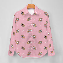 Load image into Gallery viewer, Happy Happy English Bulldog Love Women's Shirt-Apparel-Apparel,Dog Mom Gifts,English Bulldog,Shirt-2