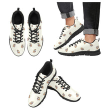 Load image into Gallery viewer, Happy Happy English Bulldog Women's Breathable Sneakers - 7 Gradients-Ivory-US13-47