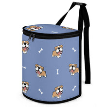 Load image into Gallery viewer, Happy Happy English Bulldogs Multipurpose Car Storage Bag - 4 Colors-Car Accessories-Bags, Car Accessories, English Bulldog-ONE SIZE-CornflowerBlue-16