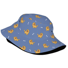 Load image into Gallery viewer, Happy Happy Golden Retriever Bucket Hat-Hats &amp; Caps-Accessories,Dog Dad Gifts,Dog Mom Gifts,Golden Retriever,Hats-18