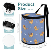 Happy Happy Golden Retriever Multipurpose Car Storage Bag - 4 Colors-Car Accessories-Bags, Car Accessories, Golden Retriever-3