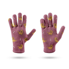 Load image into Gallery viewer, Happy Happy Golden Retriever Touch Screen Gloves-Accessories-Accessories, Dog Dad Gifts, Dog Mom Gifts, Gloves, Golden Retriever-9