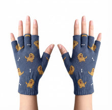 Load image into Gallery viewer, Happy Happy Golden Retriever Gloves-Accessories-Accessories,Dog Dad Gifts,Dog Mom Gifts,Gloves,Golden Retriever-1