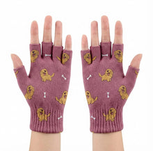 Load image into Gallery viewer, Happy Happy Golden Retriever Gloves-Accessories-Accessories,Dog Dad Gifts,Dog Mom Gifts,Gloves,Golden Retriever-2