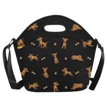 Load image into Gallery viewer, Happy Happy Grayhound Love Neoprene Lunch Bag-12