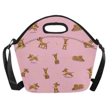 Load image into Gallery viewer, Happy Happy Grayhound Love Neoprene Lunch Bag-7