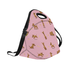 Load image into Gallery viewer, Happy Happy Grayhound Love Neoprene Lunch Bag-9