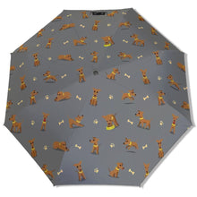 Load image into Gallery viewer, Happy Happy Greyhound Love Umbrella-Accessories-Accessories,Dog Mom Gifts,Greyhound,Umbrella-2