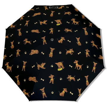 Happy Happy Greyhound Love Umbrella 360x