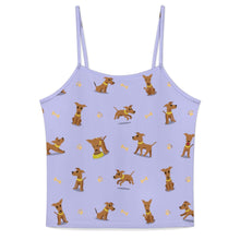 Load image into Gallery viewer, Happy Happy Greyhound Love Women's Cami and Shorts Pajama Set-17